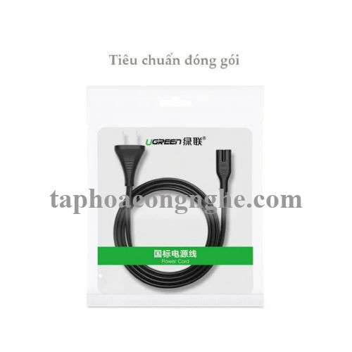 Ugreen 40311 0.5m Màu Đen Dây nguồn sạc số 8 CD159 30040311
